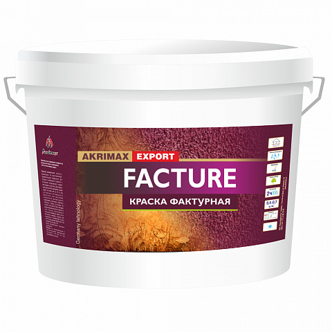 «FACTURE» - декоративное фактурное фасадное покрытие для наружных и внутренних работ